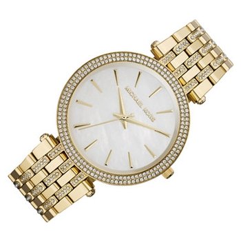 Michael Kors Darci Mother of Pearl Dial Gold Steel Strap Watch for Women - MK3219 Buy Now By Michael Kors