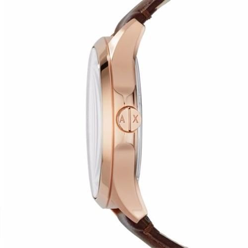 Armani Exchange Hampton Chronograph Blue Dial Brown Leather Strap Watch For Men - AX2172 Buy Now By Armani Exchange