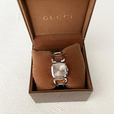 Gucci G Gucci Brown Dial Silver Steel Strap Watch For Women - YA125503 Buy Now By Gucci