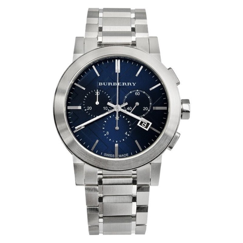 Burberry The City Blue Dial Silver Steel Strap Watch for Men - BU9363 Buy Now By Burberry