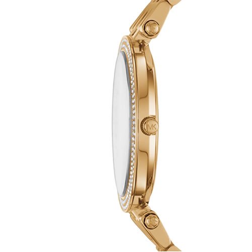 Michael Kors Darci White Dial Gold Steel Strap Watch for Women - MK3727 Buy Now By Michael Kors