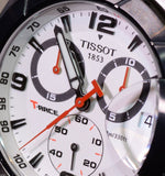 Tissot T Race Chronograph White Dial Black Rubber Strap Watch for Men - T048.417.27.037.00 Buy Now By Tissot