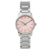 Calvin Klein City Pink Mother of Pearl Dial Stainless Steel Strap Watch For Women - K2G2314E Buy Now By Calvin Klein