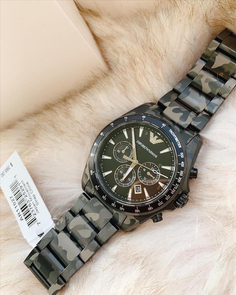 Emporio Armani Sportivo Quartz Black Dial Black Steel Strap Watch For Men - AR11027 Buy Now By Emporio Armani