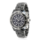Chanel J12 Quartz Diamonds Black Dial Black Steel Strap Watch for Women - J12 H1625 Buy Now By Chanel