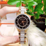 Michael Kors Lauryn Crystal Pave Black Dial Two Tone Steel Strap Watch For Women - MK4403 Buy Now By Michael Kors