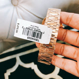 Tory Burch Reva Rose Gold Dial Rose Gold Steel Strap Watch for Women - TBW4028 Buy Now By Tory Burch