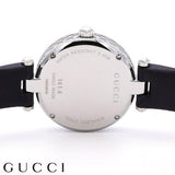 Gucci Diamantissima Diamonds Black Dial Black Leather Strap Watch For Women - YA141403 Buy Now By Gucci
