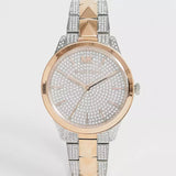 Michael Kors Runway Mercer Crystals Silver Dial Two Tone Steel Strap Watch For Women - MK6716 Buy Now By Michael Kors