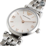 Emporio Armani Gianni T Bar Quartz Silver Dial Silver Steel Strap Watch For Women - AR1935 Buy Now By Emporio Armani