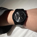 Michael Kors Slim Runway Analog Black Dial Black Steel Strap Watch For Women - MK4734 Buy Now By Michael Kors