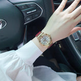 Versace Greca Silver Dial Red Leather Strap Watch for Women - VEVH00420 Buy Now By Versace