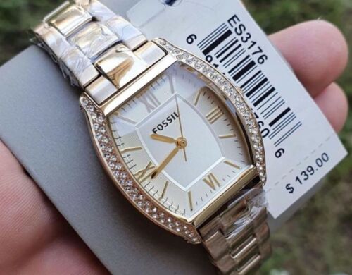 Fossil Wallace Gold Tone Dial Gold Steel Strap Watch for Women - ES3176 Buy Now By Fossil