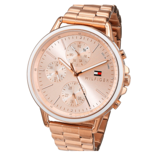Tommy Hilfiger Carly Rose Gold Dial Rose Gold Steel Strap Watch for Women - 1781788 Buy Now By Tommy Hilfiger