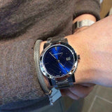 Burberry The City Blue Dial Silver Steel Strap Watch for Men - BU9031 Buy Now By Burberry