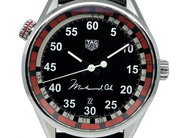 Tag Heuer Carrera Muhammad Ali Black Dial Watch for Men - WAR2A11.FC6337 Buy Now By Tag Heuer