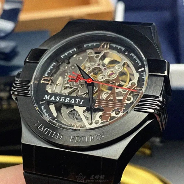 Maserati Automatic Skeleton Black Dial Black Leather Strap Watch For Men - R8821108021 Buy Now By Maserati