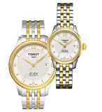 Tissot Le Locle Automatic Small Lady White Dial Two Tone Steel Strap Watch For Women - T41.2.183.34 Buy Now By Tissot