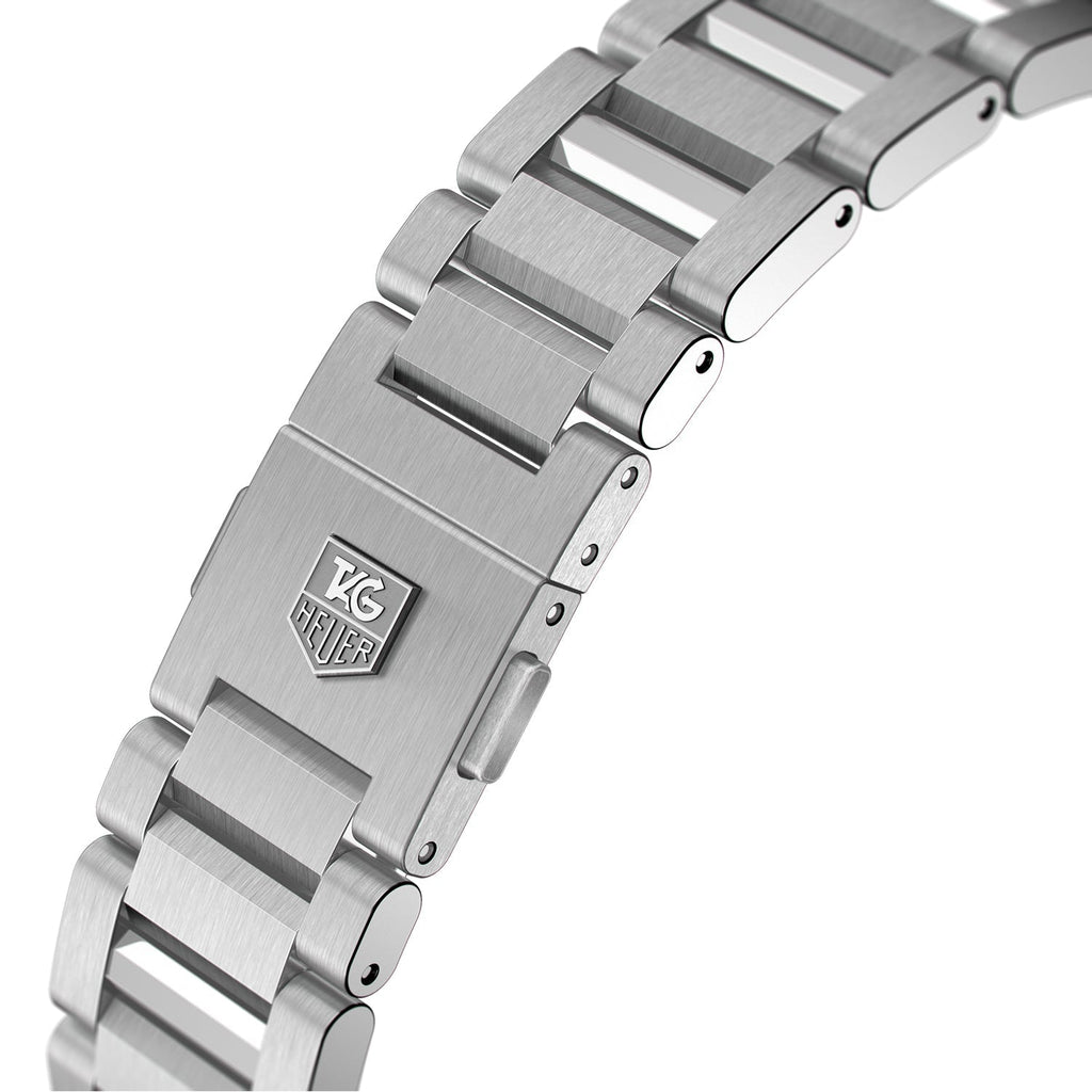 Tag Heuer Carrera Calibre 5 Automatic Black Dial Silver Steel Strap Watch for Men - WAR201A.BA0723 Buy Now By Tag Heuer