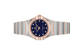 Omega Constellation Quartz Diamonds Blue Dial Two Tone Steel Strap Watch for Women - 131.25.25.60.53.002 Buy Now By Omega