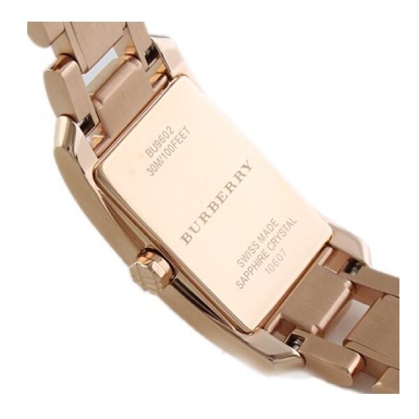 Burberry Heritage Rose Gold Dial Rose Gold Steel Strap Watch For Women - BU9602 Buy Now By Burberry