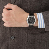 Emporio Armani Valente Chronograph Black Dial Black Leather Strap Watch For Men - AR1633 Buy Now By Emporio Armani