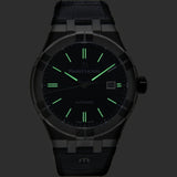 Maurice Lacroix Aikon Date Automatic Black Dial Black Leather Strap Watch For Men - AI6008-SS001-330-1 Buy Now By Maurice Lacroix