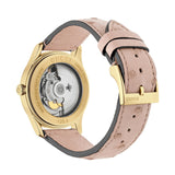 Gucci G Timeless Skeleton 16K Gold Mother of Pearl Dial Pink Leather Strap Watch For Women - YA1264110 Buy Now By Gucci