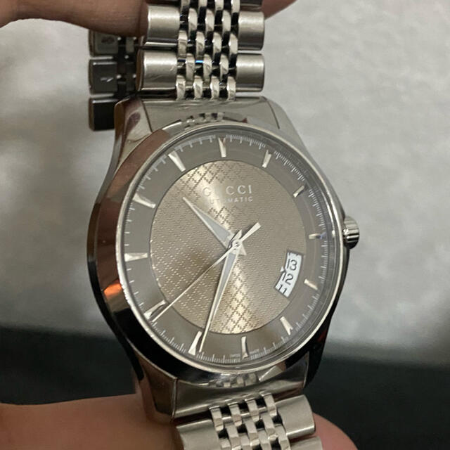 Gucci G Timeless Automatic Brown Dial Silver Steel Strap Watch For Women - YA126431A Buy Now By Gucci