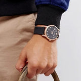 Emporio Armani Luigi Quartz Black Dial Black Rubber Strap Watch For Men - AR11097 Buy Now By Emporio Armani