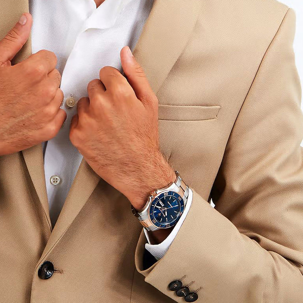 Maserati Competizione Automatic Blue Dial Two Tone Steel Strap Watch For Men - R8823100001 Buy Now By Maserati