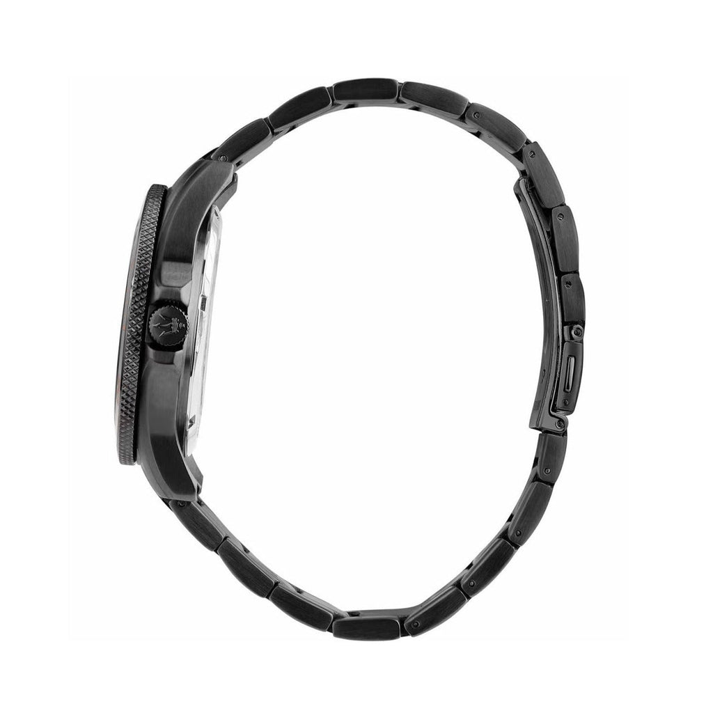 Maserati Competizione Black Dial Black Steel Strap Watch For Men - R8853100035 Buy Now By Maserati