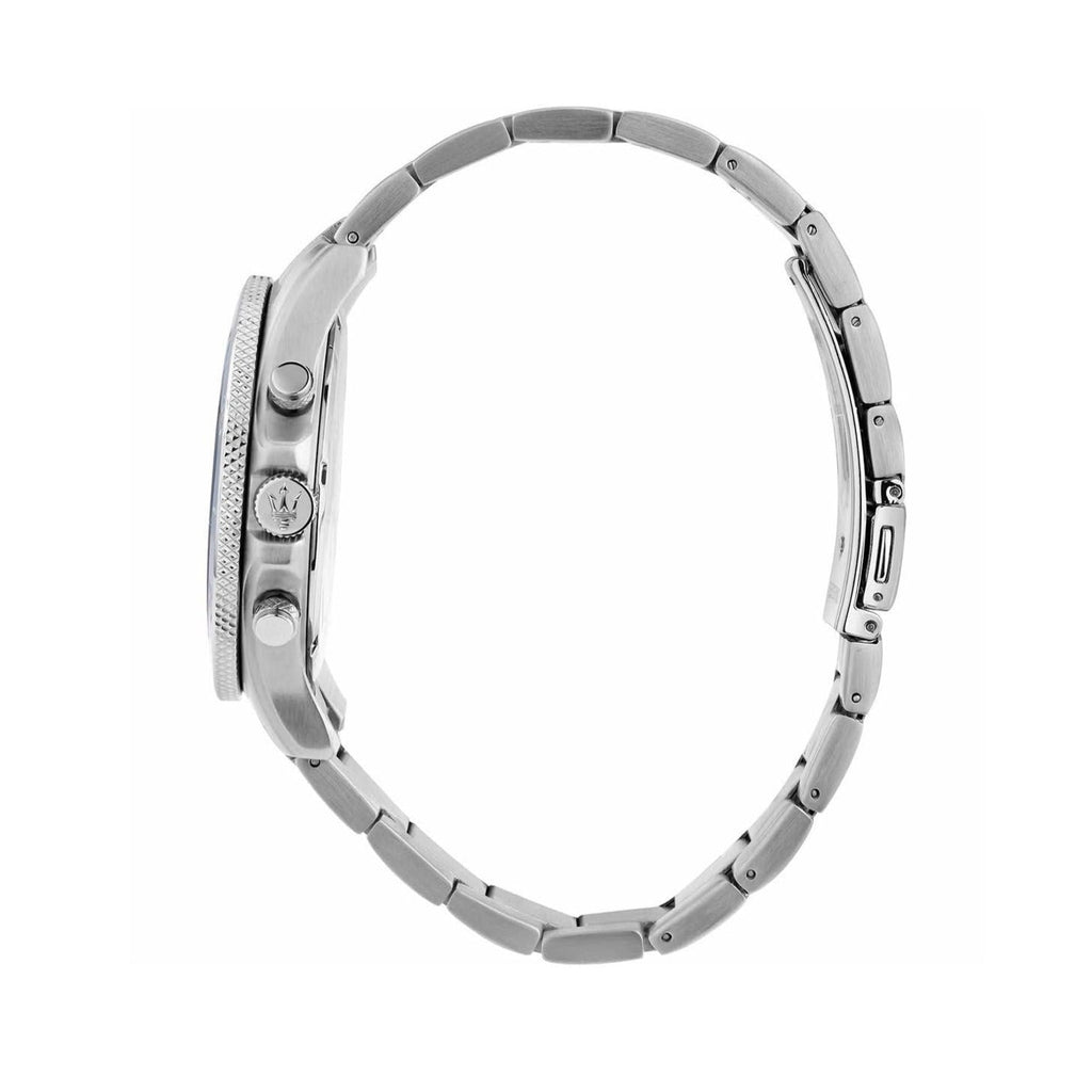 Maserati Competizione Quartz Blue Dial Silver Steel Strap Watch For Men - R8853100036 Buy Now By Maserati