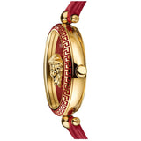 Versace Palazzo Empire Red Dial Red Leather Strap Watch for Women - VCO120017 Buy Now By Versace