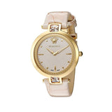 Versace Olympo Quartz White Dial Beige Leather Strap Watch for Women - VAN050016 Buy Now By Versace