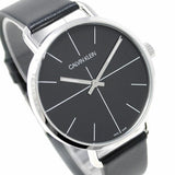 Calvin Klein Evan Black Dial Black Leather Strap Watch for Men - K7B211CZ Buy Now By Calvin Klein