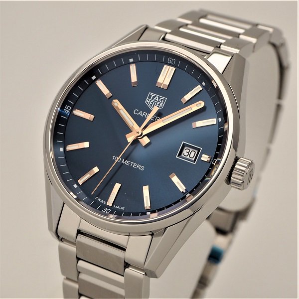 Tag Heuer Carrera Quartz Blue Dial Silver Steel Strap Watch for Women - WAR1112.BA0601 Buy Now By Tag Heuer