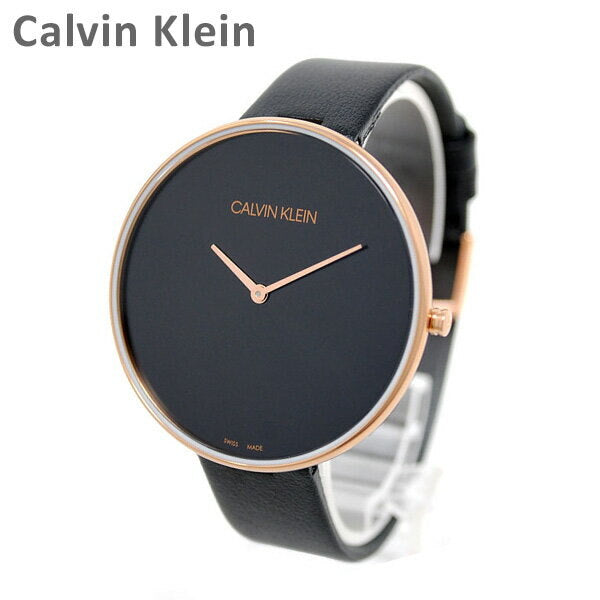Calvin Klein Full Moon Black Dial Black Leather Strap Watch for Women - K8Y236C1 Buy Now By Calvin Klein