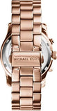 Michael Kors Runway Chronograph Turquoise Dial Rose Gold Steel Strap Watch For Women - MK6164 Buy Now By Michael Kors