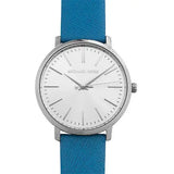 Michael Kors Jaryn Quartz Silver Dial Blue Leather Strap Watch For Women - MK2495 Buy Now By Michael Kors