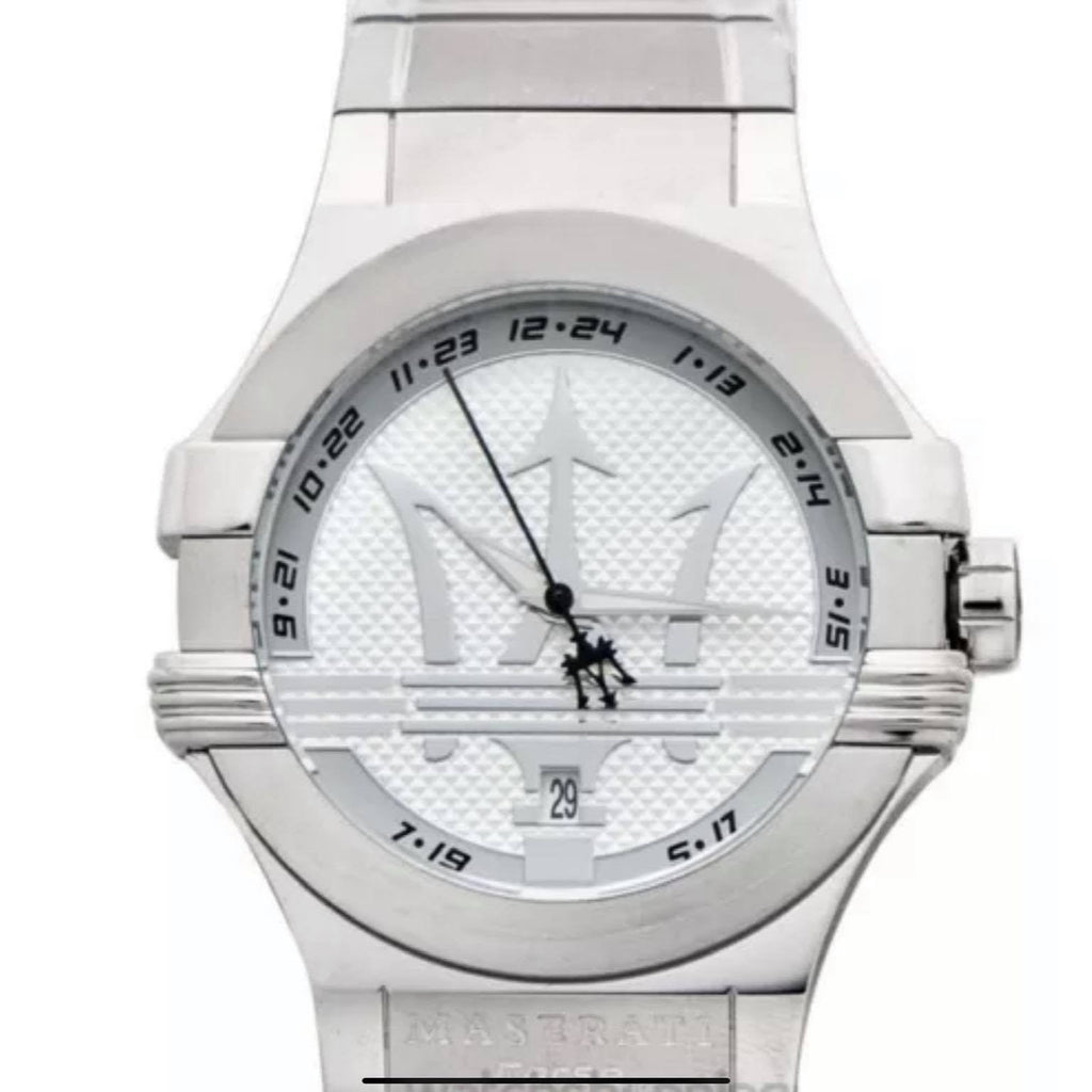 Maserati Potenza Silver Dial Silver Steel Strap Watch For Men - R8853108002 Buy Now By Maserati