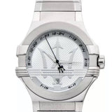 Maserati Potenza Silver Dial Silver Steel Strap Watch For Men - R8853108002 Buy Now By Maserati