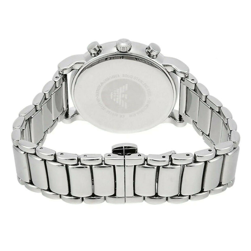 Emporio Armani Luigi Chronograph Blue Dial Silver Steel Strap Watch For Men - AR11132 Buy Now By Emporio Armani