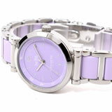 Coach Tristent Purple Dial Two Tone Steel Strap Watch for Women - 14502461 Buy Now By Coach