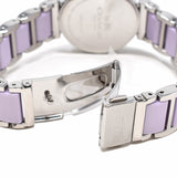 Coach Tristent Purple Dial Two Tone Steel Strap Watch for Women - 14502461 Buy Now By Coach