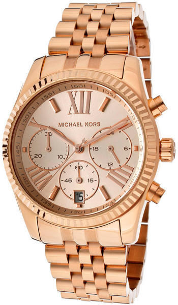 Michael Kors Lexington Rose Gold Dial Rose Gold Steel Strap Watch for Women - MK5569 Buy Now By Michael Kors