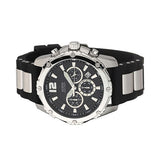 Guess Intrepid Chronograph Black Dial Two Tone Steel Strap Watch for Men - W0167G1 Buy Now By Guess