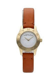 Marc Jacobs Mini Blade White Dial Brown Leather Strap Watch for Women - MBM1219 Buy Now By Marc Jacobs