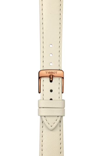 Tissot T Lady Bella Ora Round White Dial Beige Leather Strap Watch For Women - T103.210.36.018.00 Buy Now By Tissot