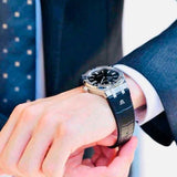 Maurice Lacroix Aikon Date Automatic Black Dial Black Leather Strap Watch For Men - AI6008-SS001-330-1 Buy Now By Maurice Lacroix